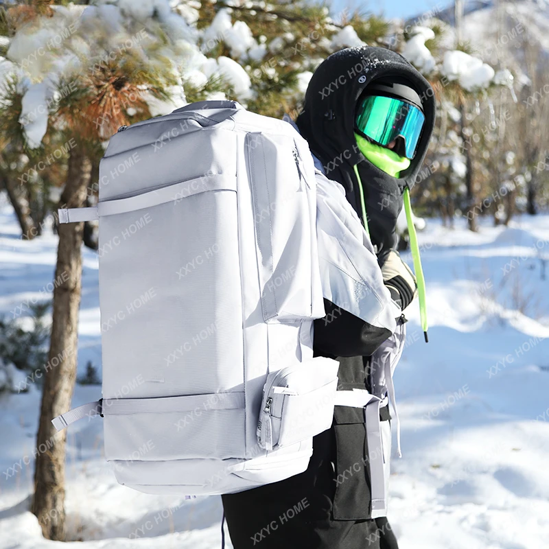 

Ski Backpack Multi-Functional Backpack Large Capacity Sports Hand Carrying Mountaineering Board Bag