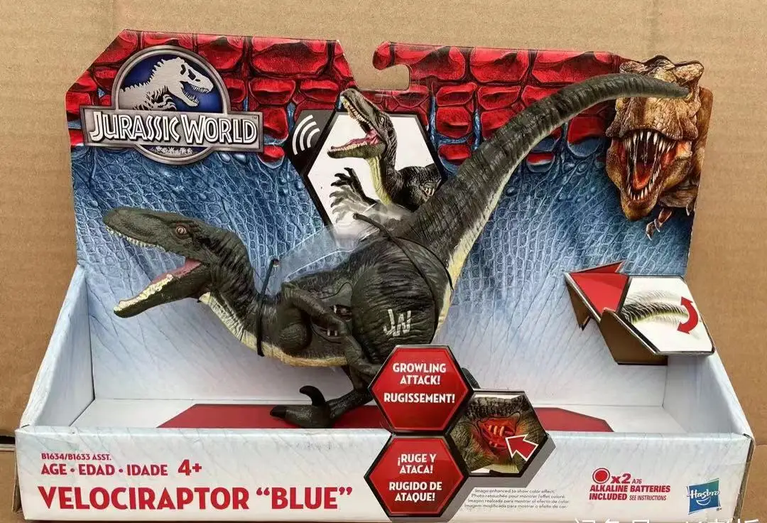 thumbnail image 1 of Figuras de juguete de Jurassic World Destroy 'N Devour Indominus Rex Velociraptor Massive Biters Sarcosuchus Camp Cretaceous Boy Toys Regalo, 1 of 5
