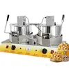 Commercial popcorn maker cinema popcorn machine double pot pop corn maker snack machine cotton candy machine 1