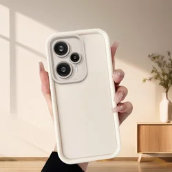 Stylish Soft Silicone Fashion Cover Phone Case for Moto G24 Power (White)
