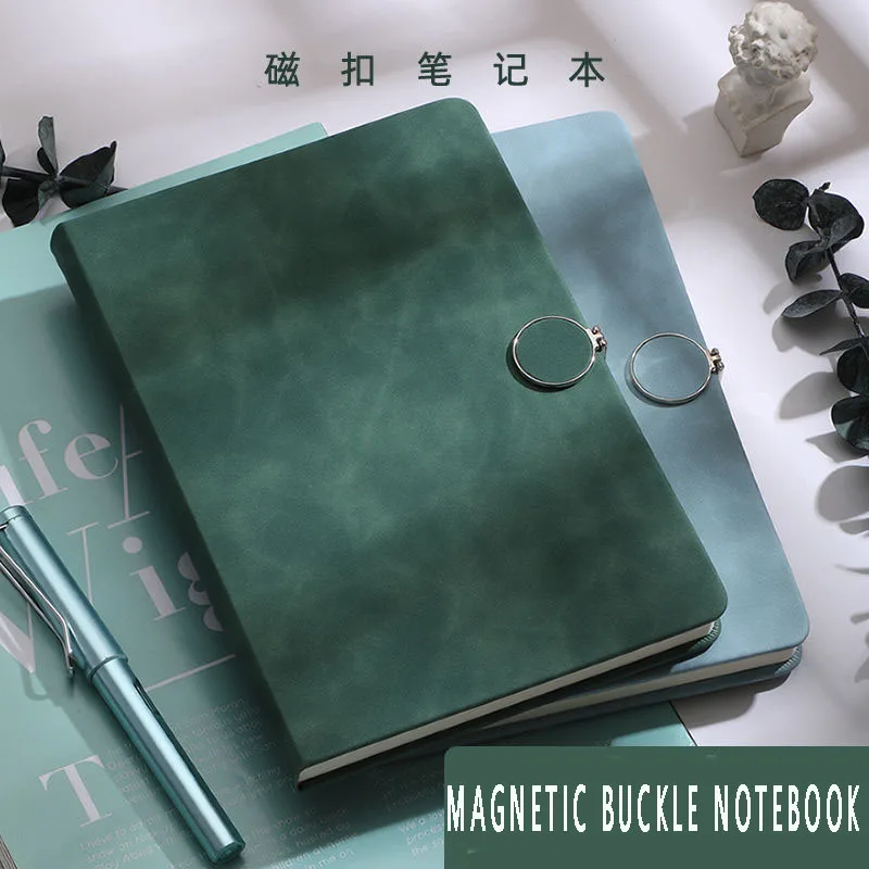Notebook, Retro Literary and Creative College Student Diary, Thickened and Simplified Work Meeting Records, Business Notebook.