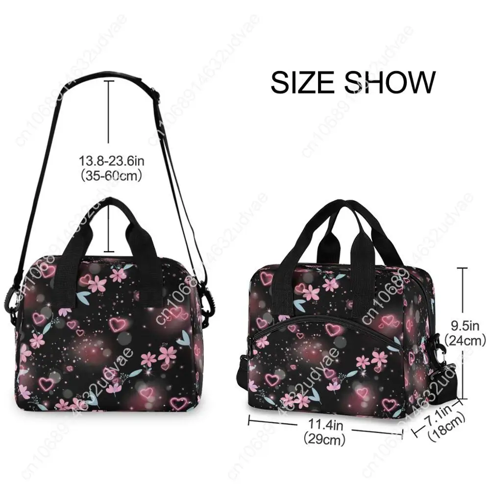 2023 New Women Lunch Bag Fresh Insulation Cold Bales Thermal Oxford Waterproof Convenient Leisure Bag Sunflower Print Tote Bolso
