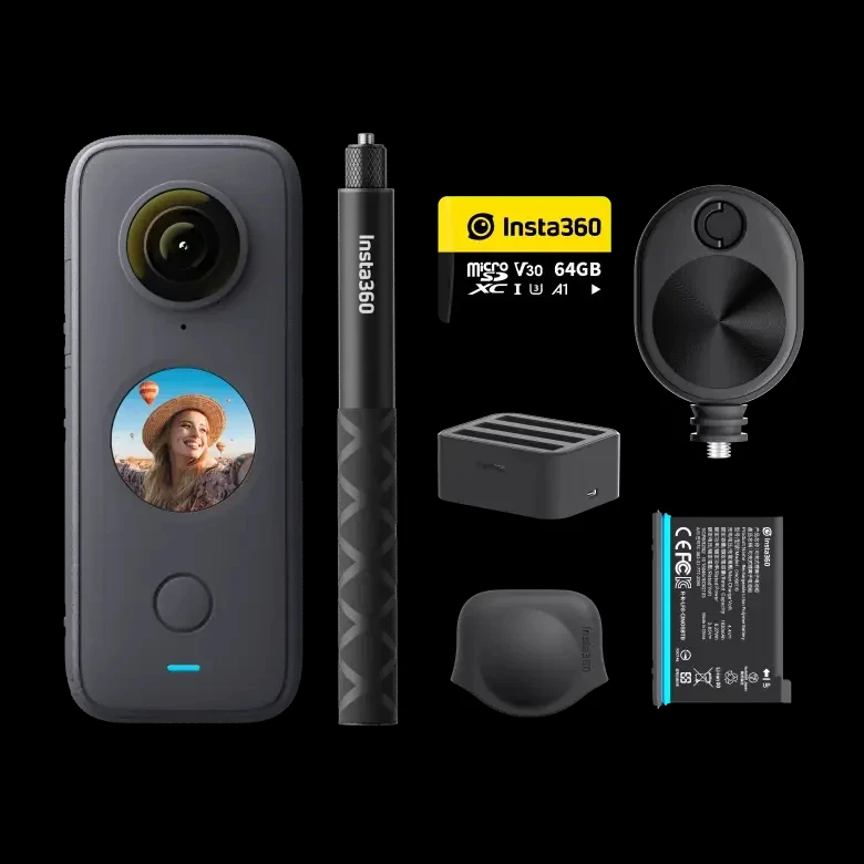 Insta360 ONE X2 Professional Action Camera-5.7K HD 360&deg; Flow Stabilized for Sports