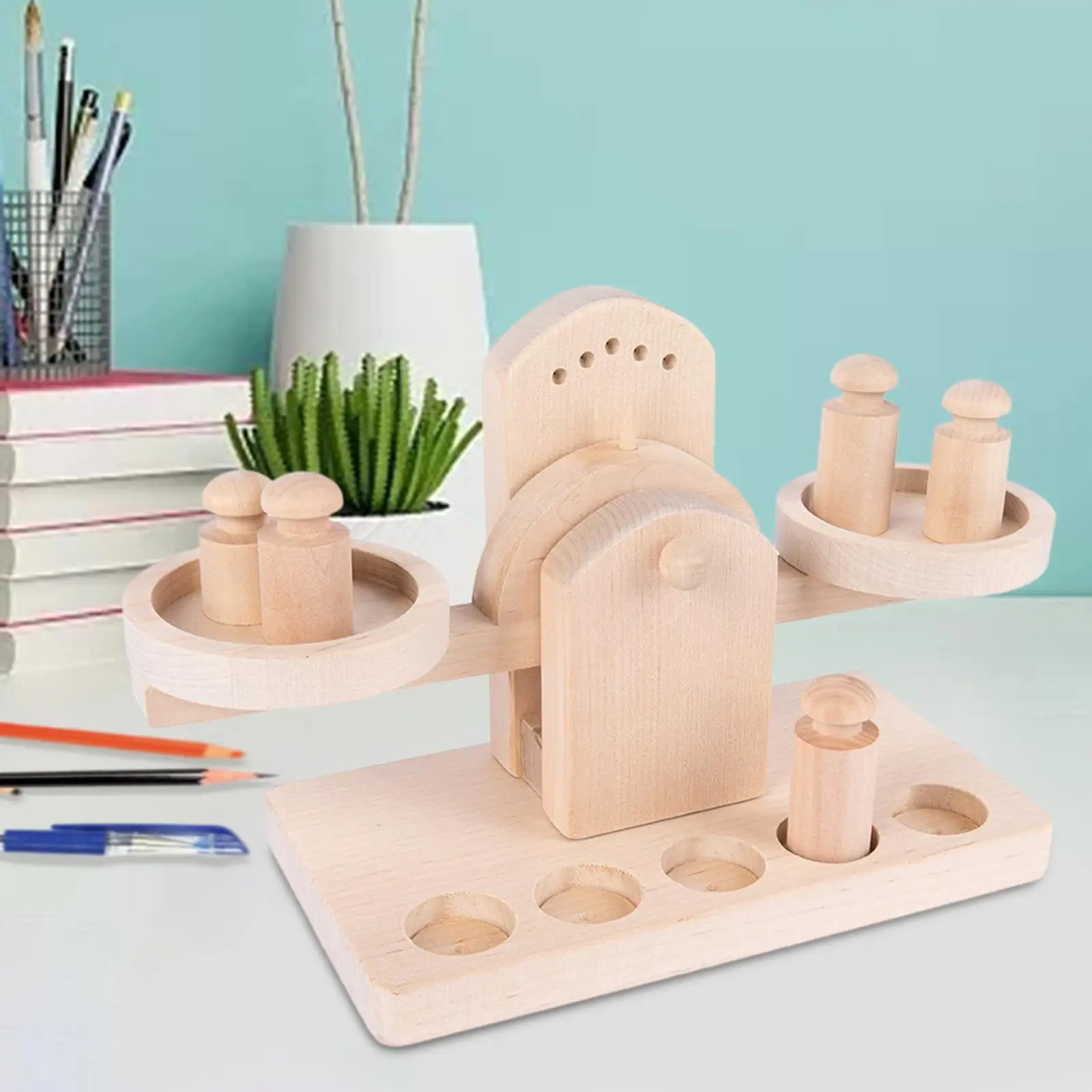 Balance Scale for Classroom Toys Math Manipulatives Montessori with