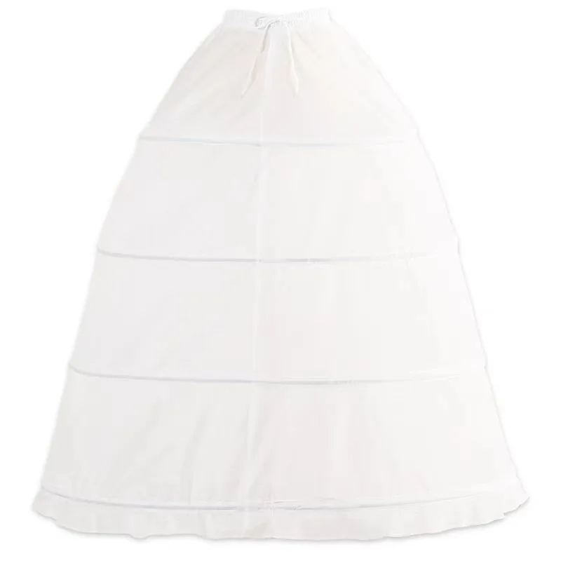 Petticoat Skirt Petticoat Underskirt Wedding Underskirt Wedding Petticoat Bride's wedding dress skirt with three steel rims thickened and encrypted fabric Pengpeng fishbone petticoat A word daily cospla