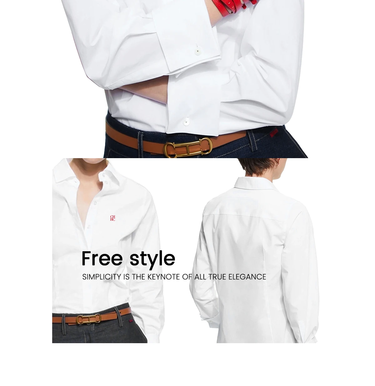 CHCH 2024 Sommer Neue Frauen Shirts Einfarbig Dünnes Hemd Taille Design Vintage Weibliche Blusen Mode Büro Damen Shirts