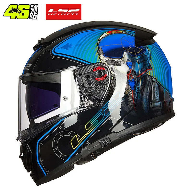 Capacete LS2 �극��Ŀ ������� ��� ls2 ff390 Ǯ ���̽� ��� ��� ���� ����, �Ȱ� ���� �ý���