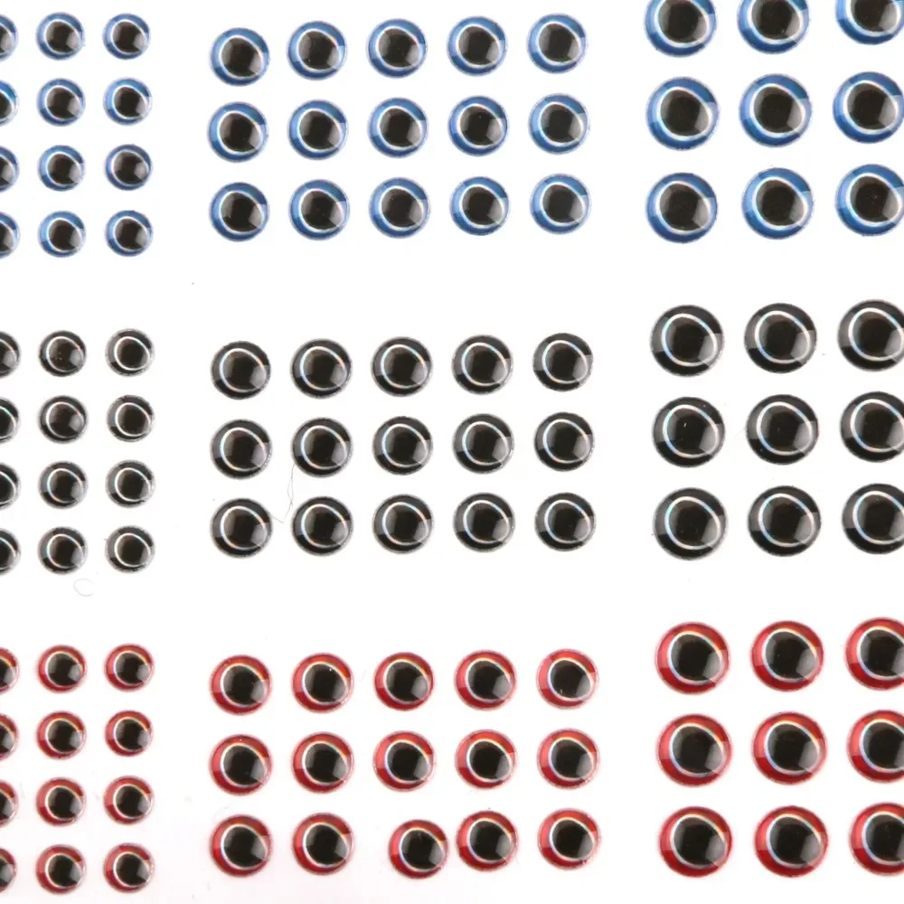 MAXCATCH 2D/3D/4D Angelköder-Augen 3mm-15mm Fliegenbindematerial Realistische Harz-Fischaugen DIY Fliegenfischen Köderherstellung – Detail 10