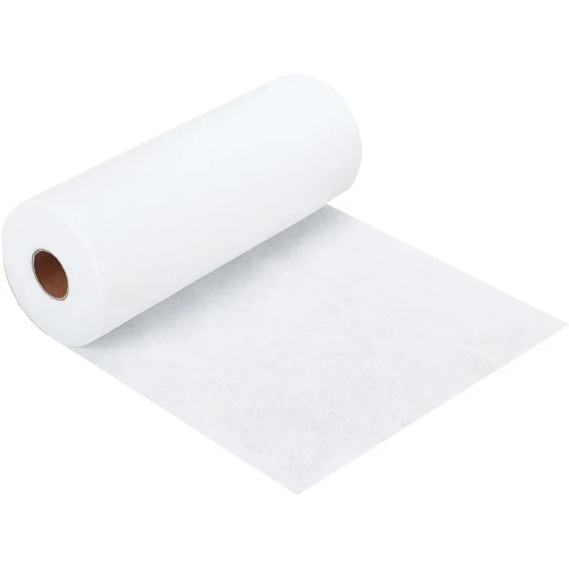 Iron-On Fusible Fleece Interfacing 10 Yard 11.8 Inches One-Sided Loft Fusible Fleece Medium Weight for Sewing