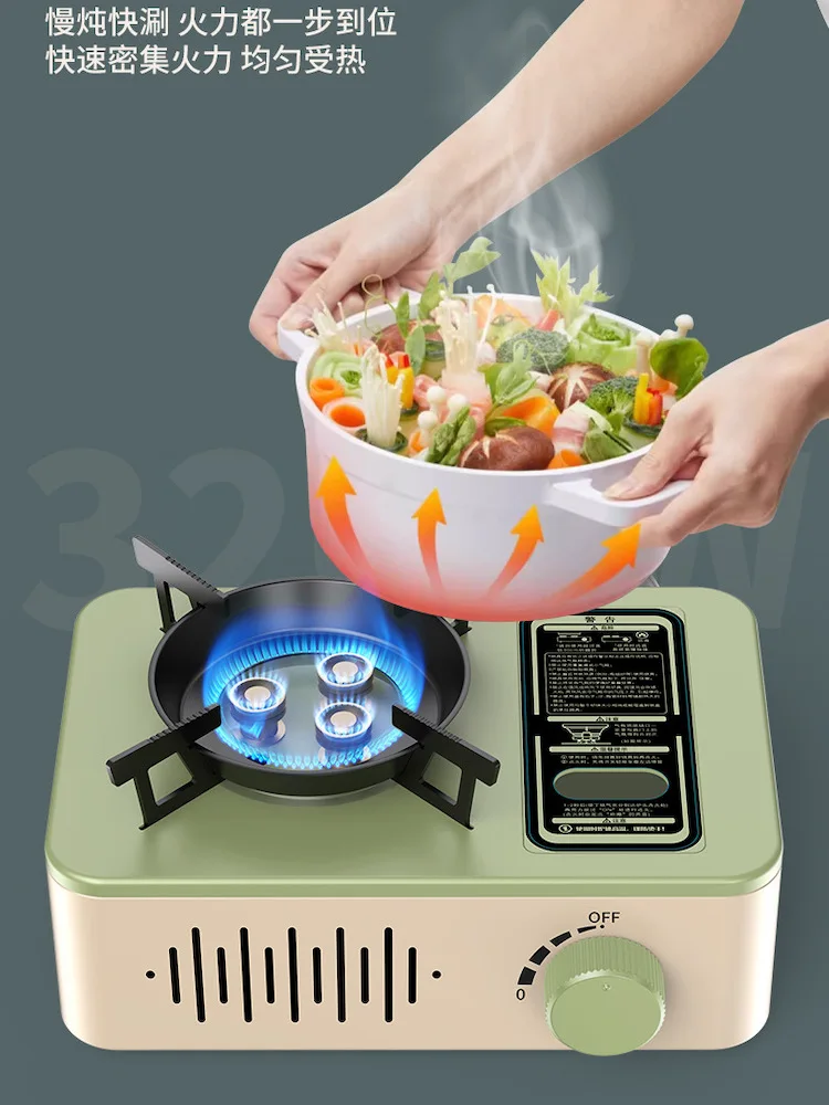 Picnic Butane Cooktop gas stove Camping stove portable 3200W Stuck furnace gas cooktop Outdoor camping equipment Home appliances
