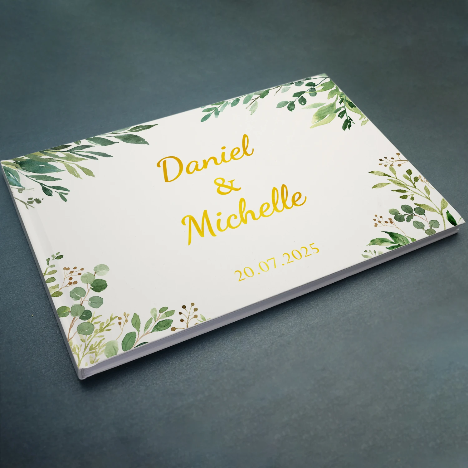 Personalized Wedding Guest Book Mr and Mrs Message Book Engagement Birthday Party Keepsake Photo Albums wedding guest book