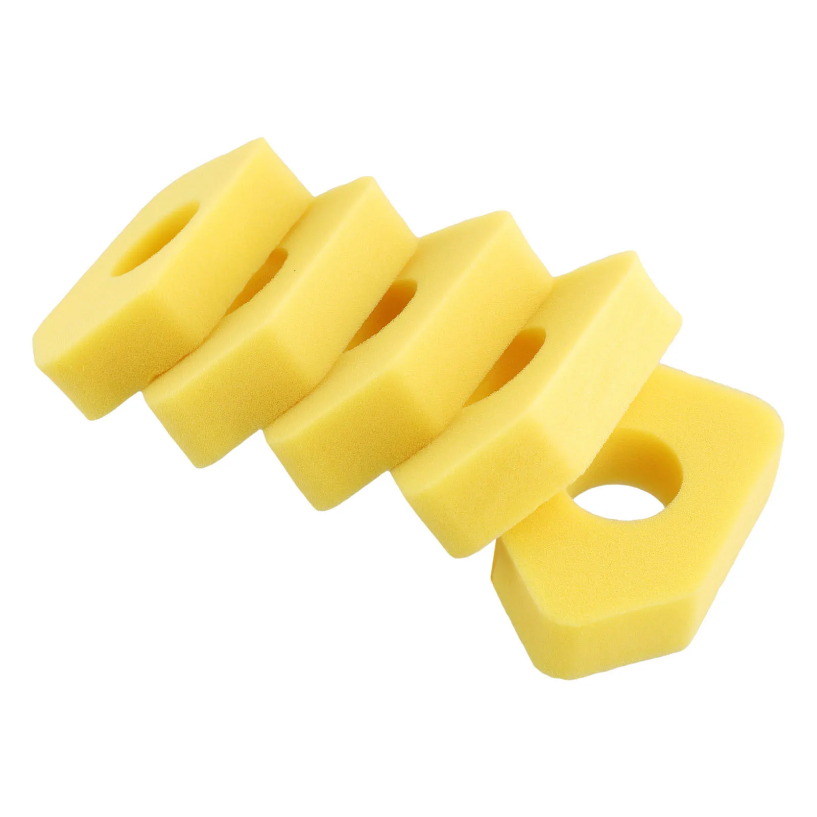 Lawn Mower Filter 5pcs Yellow Air Filter 698369 5088D 5088H 5086K 4216 5099 Garden Power Air Filters Lawn Mower Parts Replacement
