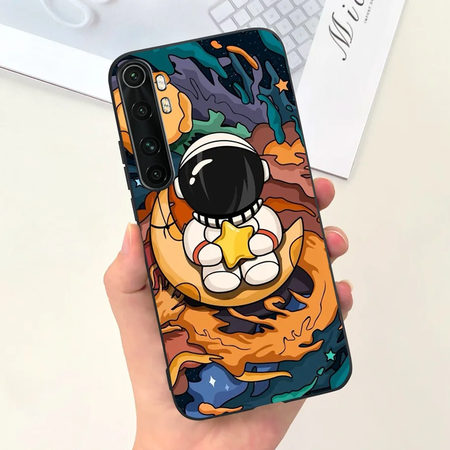 Cute Astronaut Soft Silicone Bumper Case Cover