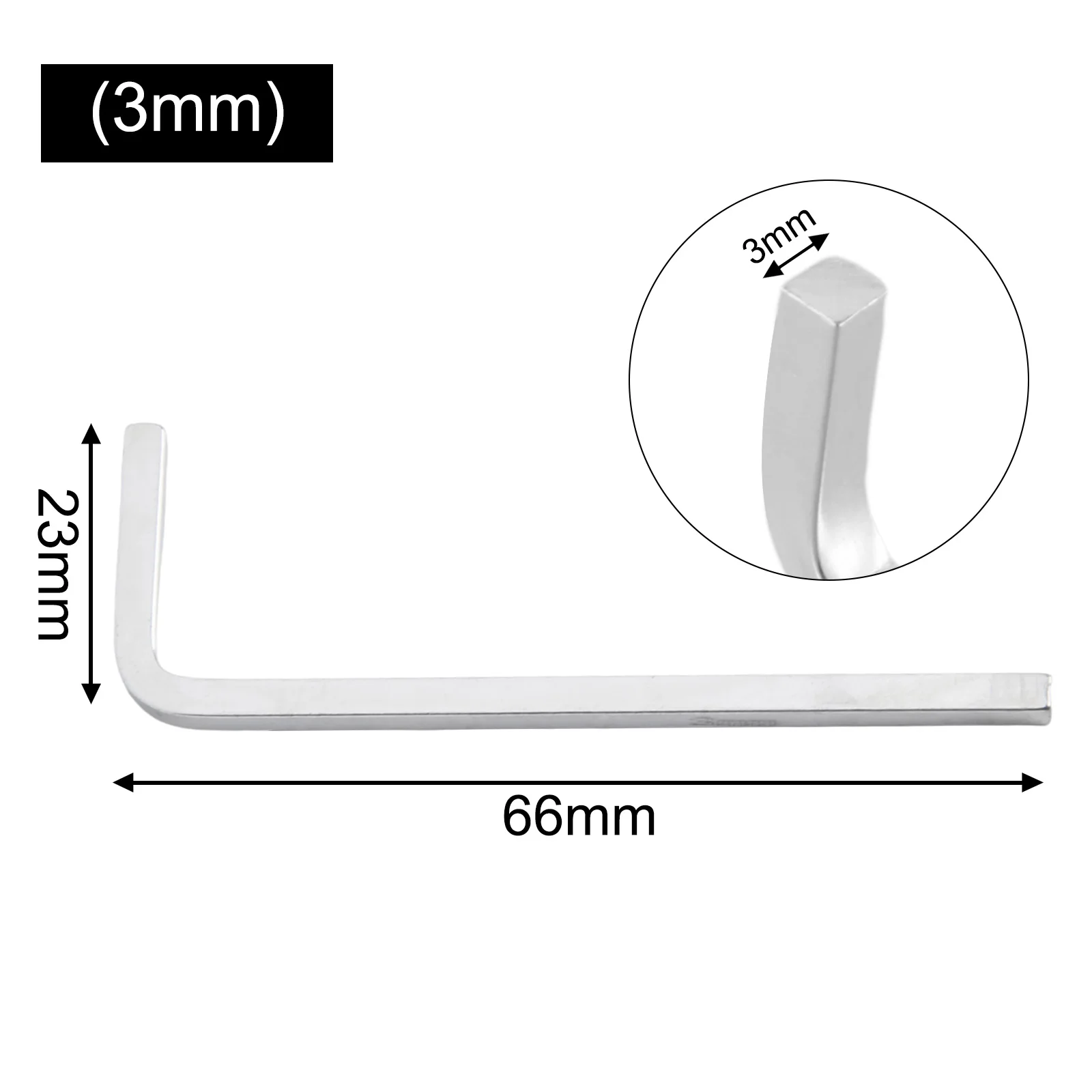 1pc L Form Platz Schlüssel 4 Punkt Schlüssel Schraubendreher 3mm/4mm/5mm/6mm/7mm/10mm Spanner Hand Werkzeuge Für Festziehen Vierkant Schraube – Detail 3