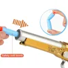 Golden Toy Gun Pistol For Kids Boys with Soft Foam Darts Bullets Cosplay Pirate Toys Dress Up Dropshiping 3