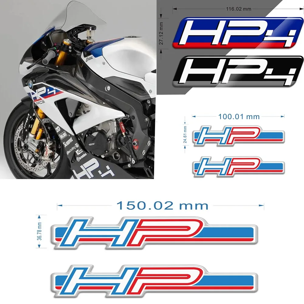 Motorcycle Stickers Side Panel Protector Fairing Tank Pad Emblem For BMW FOR HP HP1 HP2 HP4 R 1250 GS R1250 Race S1000RR S1000XR