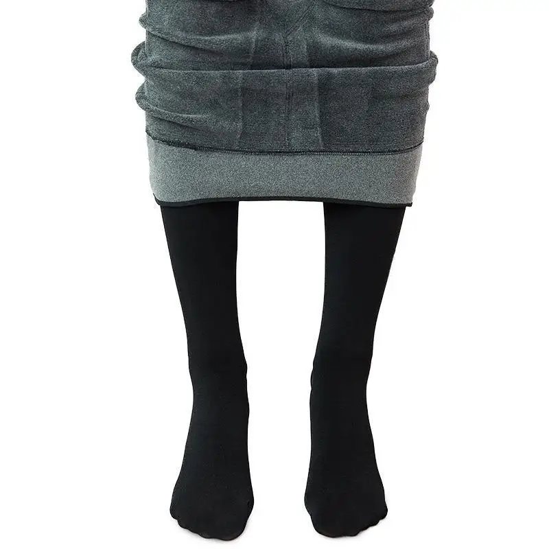 Velvet Invisible Open Crotch Push Up Leggings Outdoor Sex Pants See-through Thermal Pantyhose Women‘s Sexy Big Size Stockings