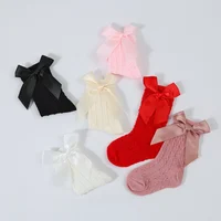 1pair Summer Children Short Socks Breathable Mesh Sweet Style Bowknot Girls Stocking Short Princess Socks for Kids Gifts 2