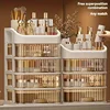 Cosmetic Storage Box Large Capacity Transparent Drawer Jewelry Makeup Storage Box Multi-layer Multi-functional Desktop Organizer 1