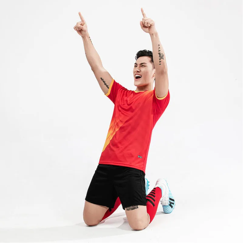 Football Uniform Sports Uniform Sets Men Customize Soccer Jerseys Adult Kid Football Uniforms Shirts Women Futsal Sportswear Kit Training Tracksuit Child Sports Suit