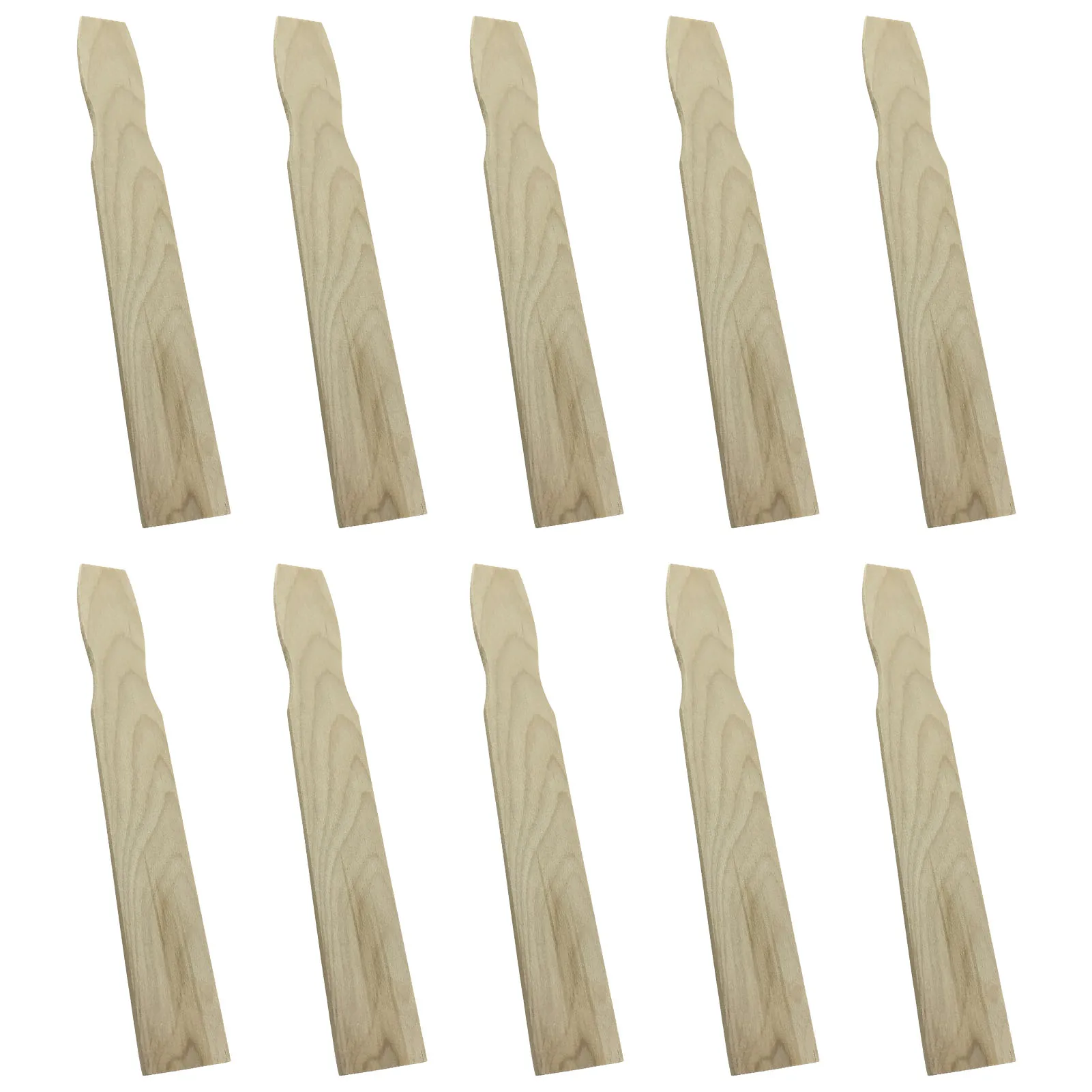 

10pcs Durable For Mixing Epoxy Garden Customers Project Paint Sticks Measuring Scale Silicone Hardwood Stirrers Sturdy Practical