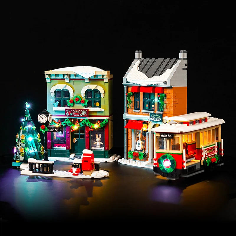 Lazishi LED Lamp 10308 Set is suitable for Holiday Main Street building blocks (only including lighting accessories)