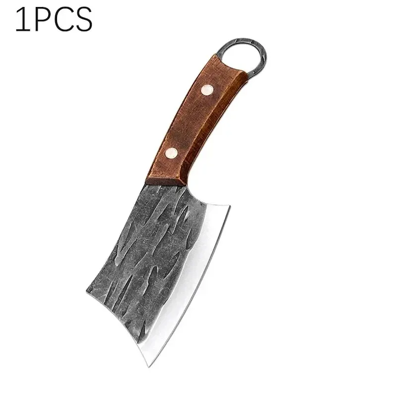 Kitchen Chef Knives Handmade Forged Boning Knife Meat Cleaver Stainless Steel Butcher Knife Wooden Handle Kitchen Accessories - 6