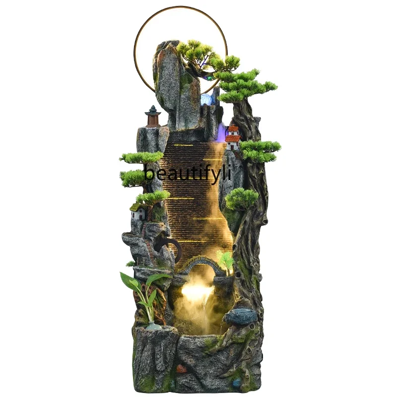 

Simple Rockery Water Office Hotel Lucky Decorations Modern Ornaments Living Room Entrance Water Landscape