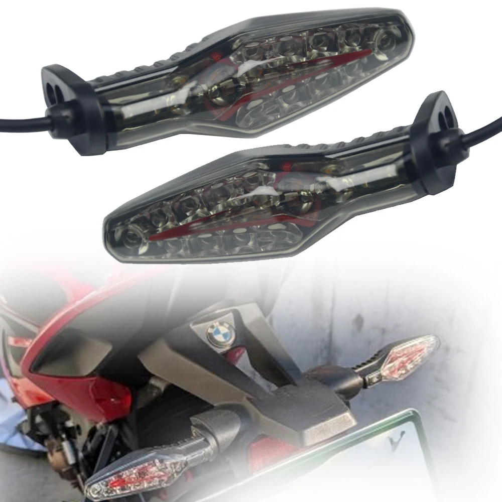 Motorcycle LED Turn Signal Rear Brake Tail Light Flashing Lamp For BMW R1250GS A