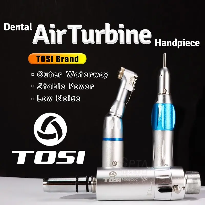 Dentale Originale Odontologico Pieza De Mano Kit Contrangolo A Bassa Velocità Turbina Dentista Strumento Trapano Motore A Turbina Ad Aria Tosi Foshan