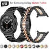 Luxury Metal Watch Strap For Samsung Galaxy Watch 7 Ultra 47MM Stainless Steel Bracelet Replacement Correa Watch7Ultra Watch Ban