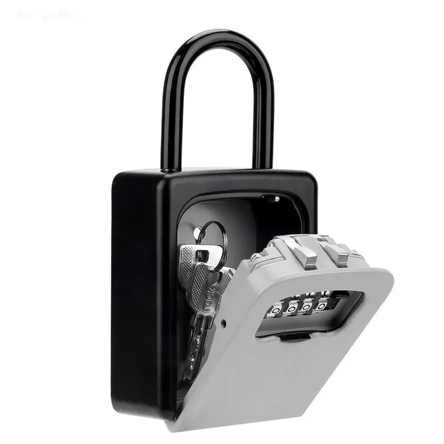 Secure External Password Storage Padlock Combination Lock Key Safe Key Box Lock box For Keys Lock Boxes key password box 2