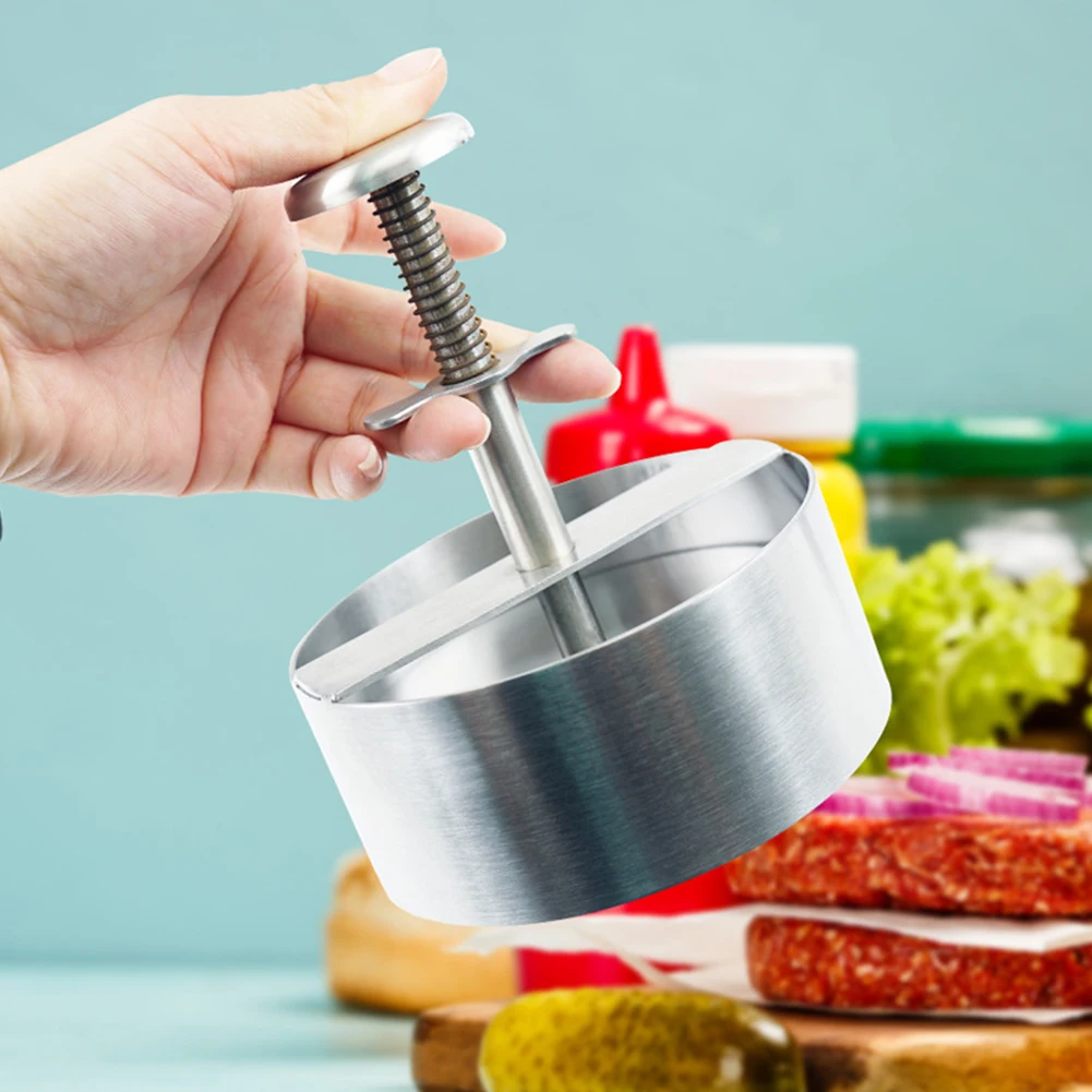 Burger Press Burger Maker Hamburger Press Hamburger Patty Maker 304 Stainless Steel Non-Stick Burger Press for Making Meat Patties and Thin Burgers