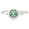 25MM 316L Stainless Steel Aromatherapy Bracelet Essential Oil Diffuser Perfume Locket Bangle Jewelry Free 10Pads 2