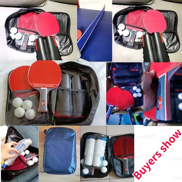 4 PC Table Tennis Racket Set 6