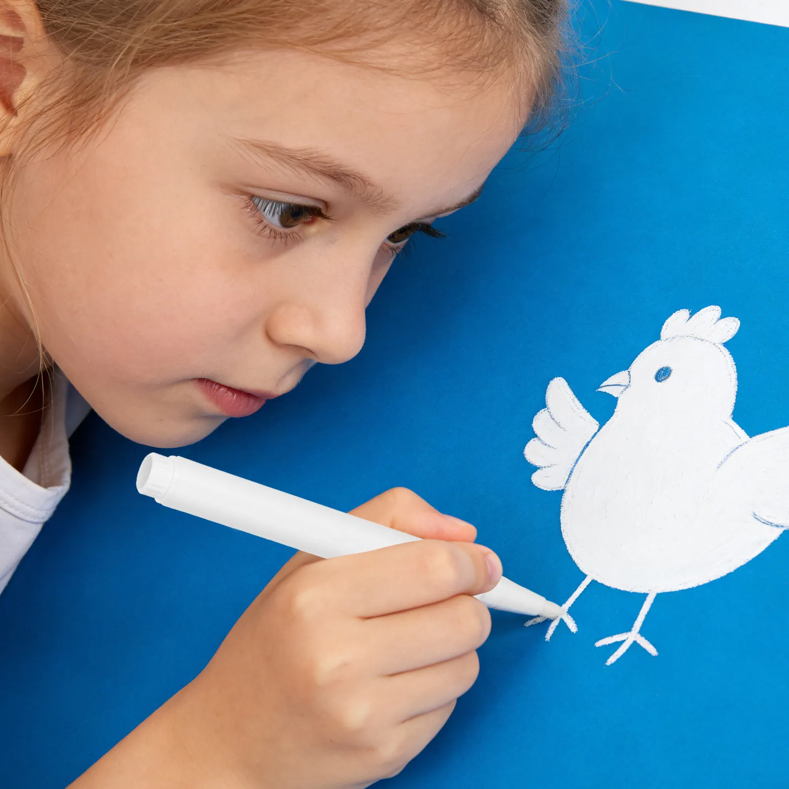 4Pcs 액체 분필 마커 유리 칠판 종이 플라스틱 거울 교육 예술 디자인을위한 흰색 지울 수있는 창 마커