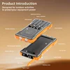 Solar Power Bank 100000mAh Portable Charging Poverbank External Battery Charger Strong Light Led Light for All Smartphones 6