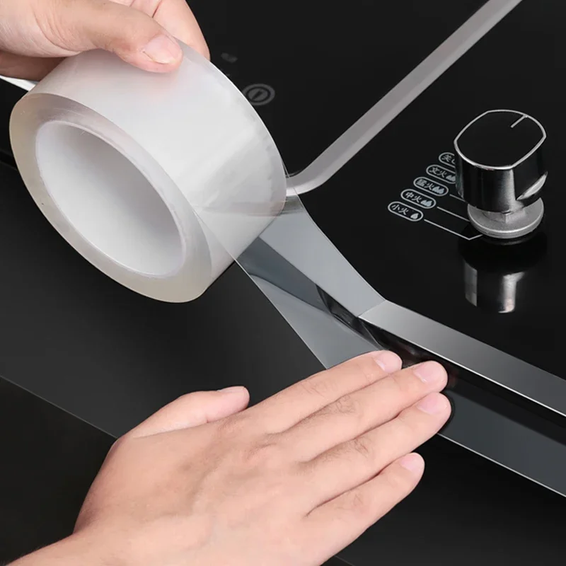 Transparent Nano Tape adhesive tape waterproof tape waterproof sealing tape bath sealing tape 10M for Bathroom Kitchen Gap Sealing