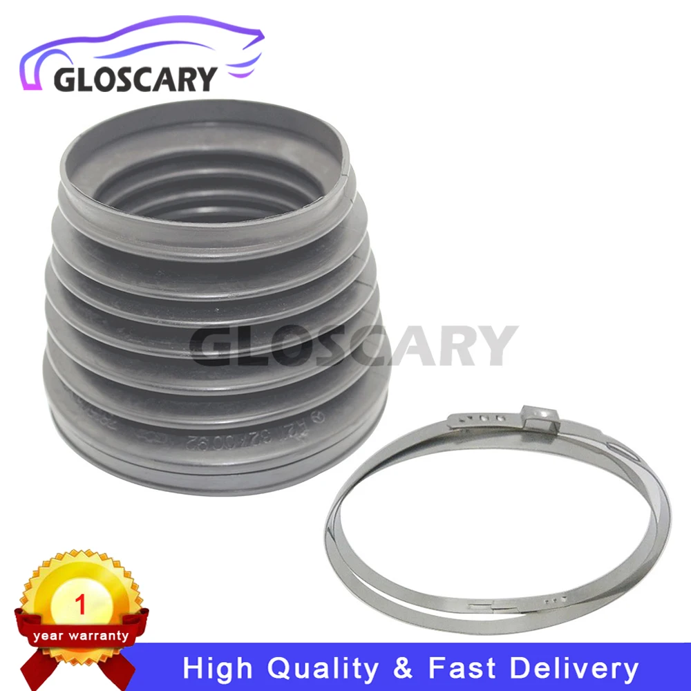 

New Front Air Suspension Repair Kits Dust Cover + Clip Ring For Mercedes W211 Pneumatic Shock Absorber Rubber Boot 2113205413