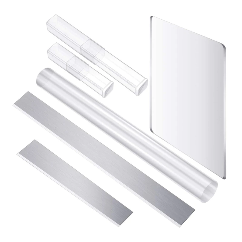 

6 шт./компл. набор акриловых роликовых инструментов из твердой глины, профессиональные гончарные инструменты из полимерной глины