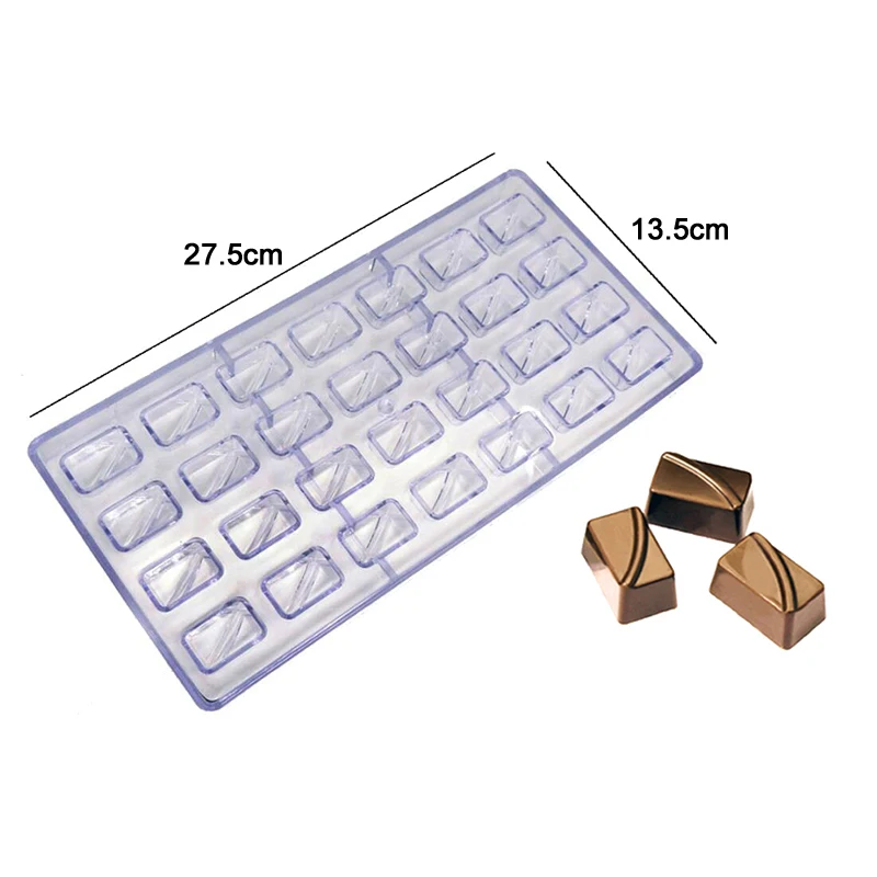 Chocolate Mold 3D Polycarbonate Transparent Plastic Kitchen Baking Tools for DIY Pastry... - SKU CMHB1738 - UGI Packaging