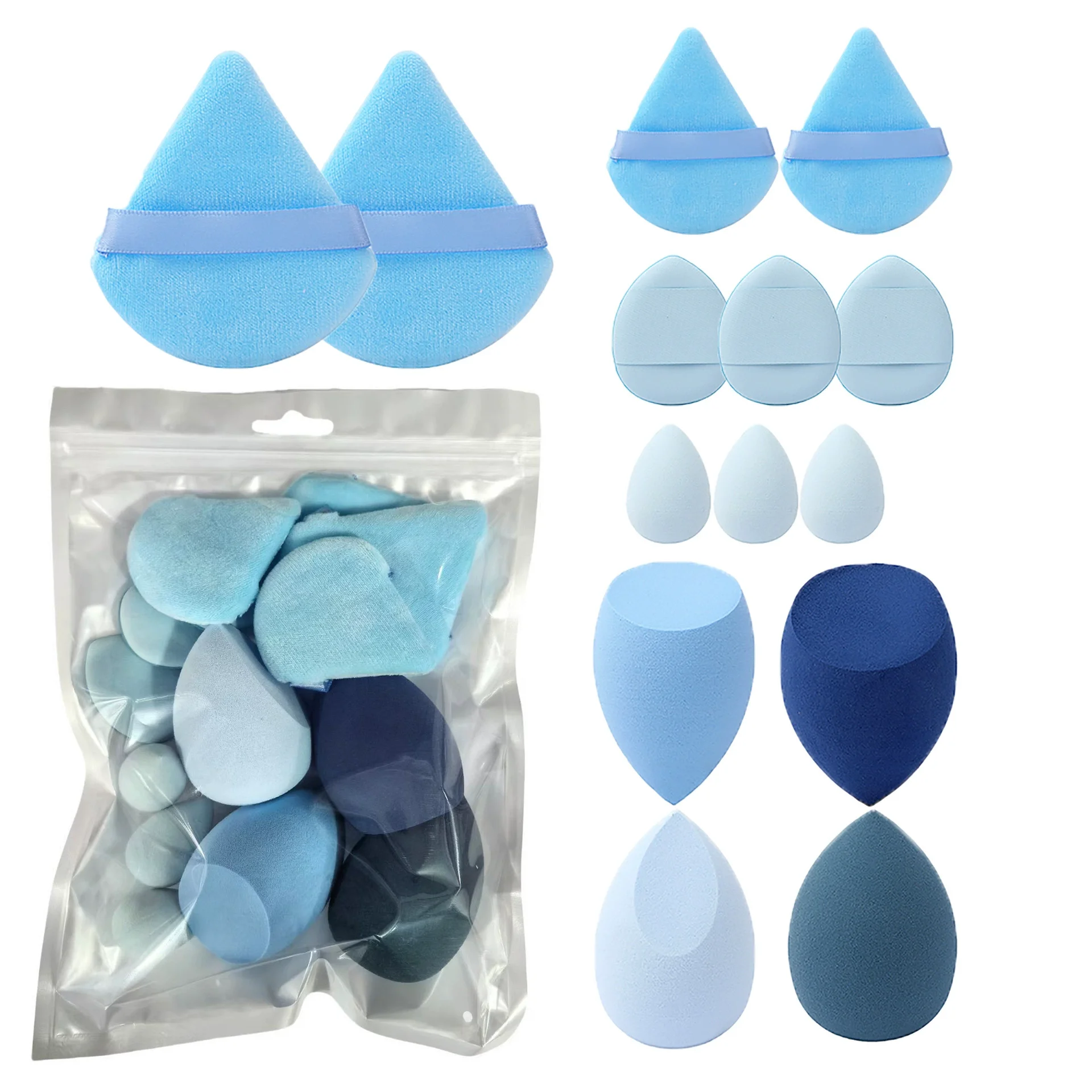 14Pcs Blue