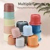Stacking Cups for Toddlers 8 Pcs. Baby Stacking Toy for 6 Months and Up. Nesting Cups for Boys Girls 1 2 3 Years Old 5
