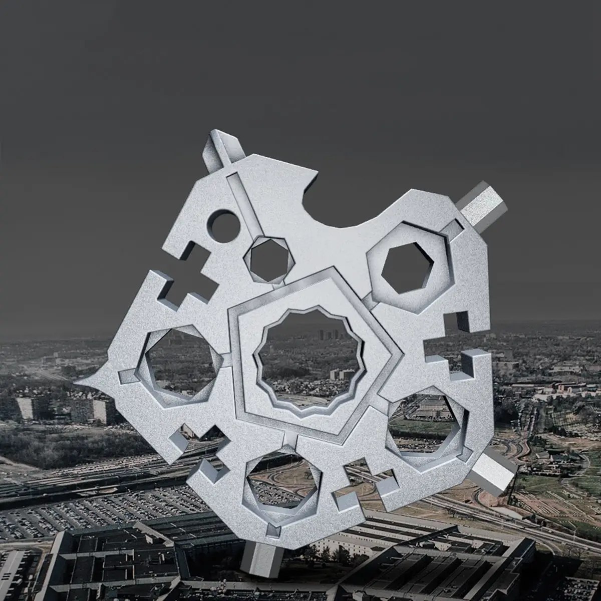 1pc-Portable Multifunction Torque Snowflake Wrench Alloy Steel Hexagonal Universal Octagonal Screwdriver Household Tool