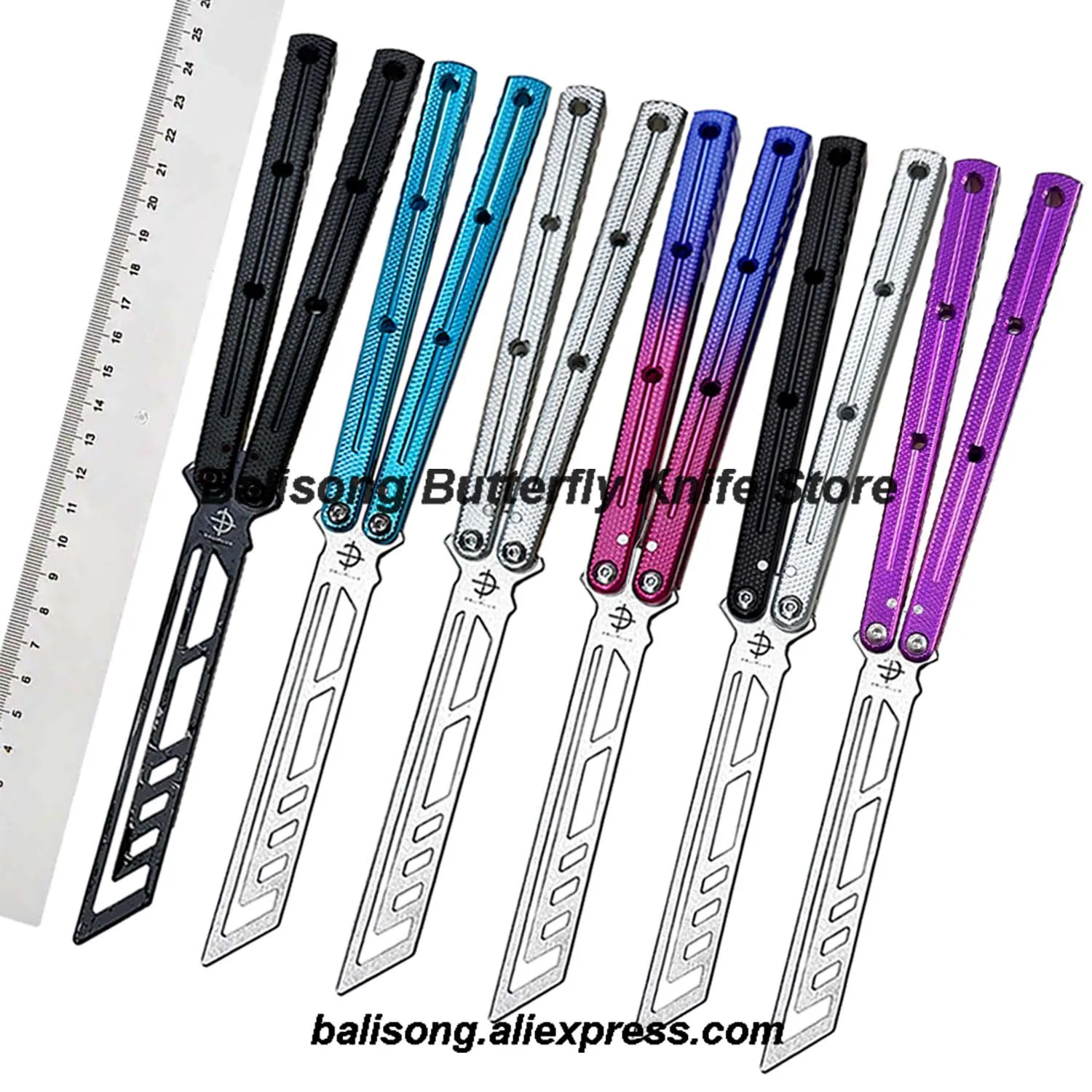 Baliplus Kraken V3 Trainer Clone Speed Channel Handle 7075 Aluminum Glossy Handle