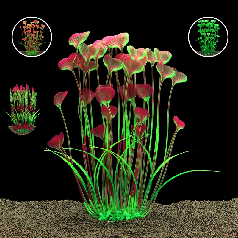 Aquarium Plants Ornaments Fish Tank Decoration Background