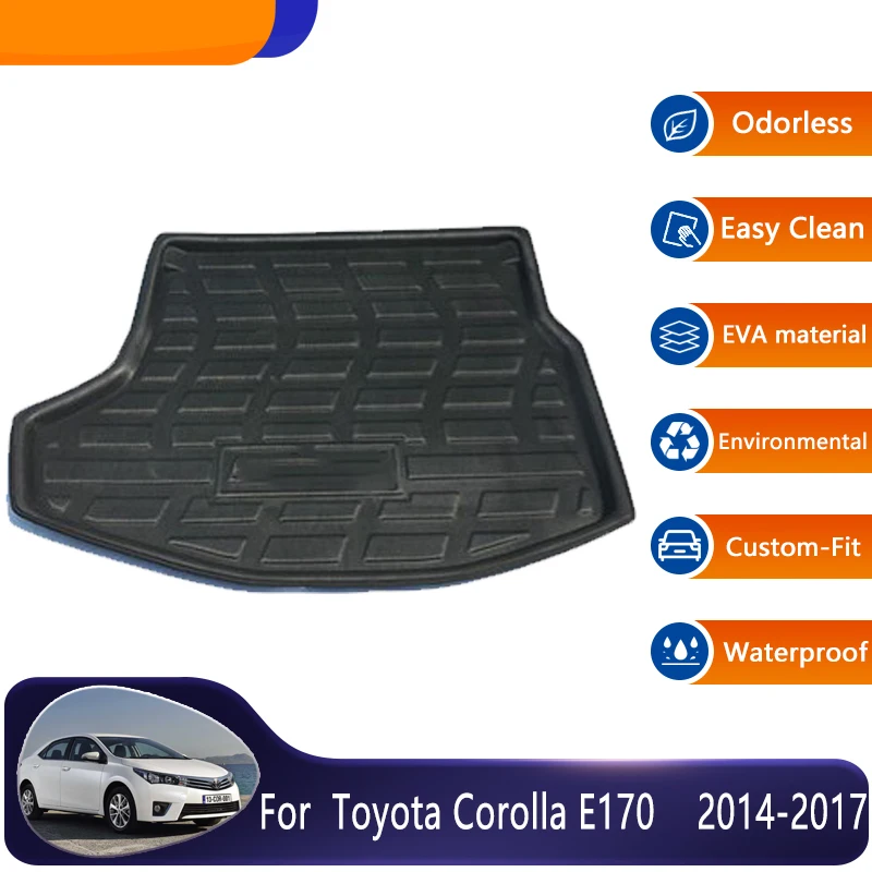 

Car Trunk Pads For Toyota Corolla Altis E170 2014~2017 Car Storage Pad Trunk Mats Floor Pads 1X 3D EVA Material Premium Quality