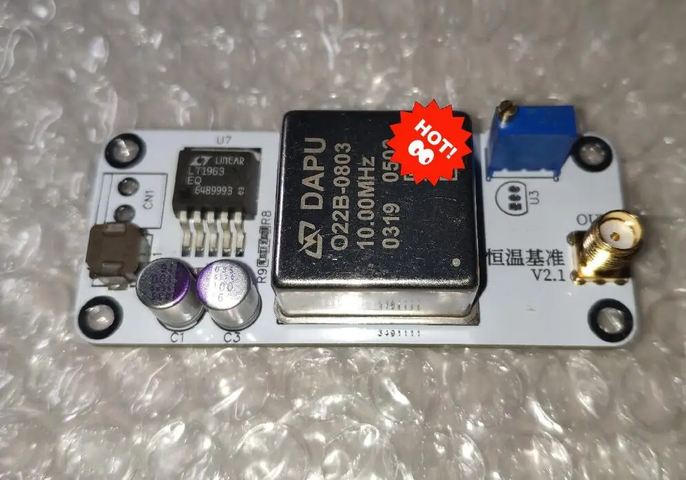 Dapu O22b Ocxo 10mhz Relógio Gps Equipamento de Áudio Relógio Frequência Referência