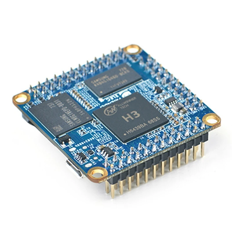 Allwinner H3 초소형 코어 보드, Nanopi NEO Core 512M + 8G, 방열판 포함 쿼드 코어 Cortex-A7 Iot 개발