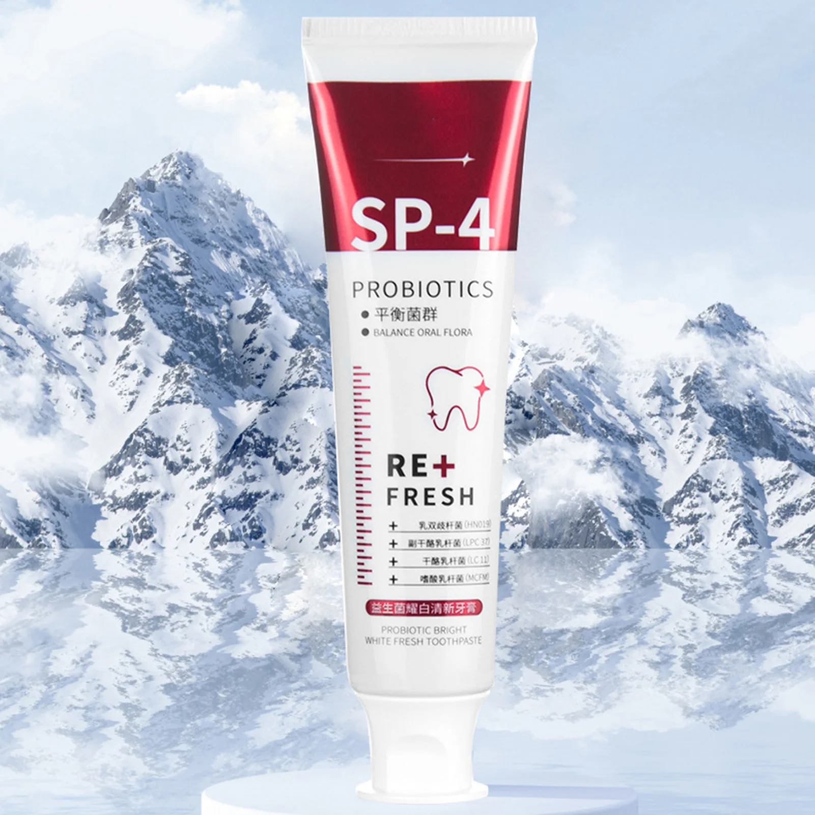 Probiotics Total Whitening Toothpaste Sp-4 Ultra+Whitening Fresh Breath Toothpaste Enamel Safe for Sensitive & Whiter Teeth